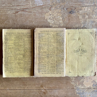Trio of Antique French Books - From mid 1800's