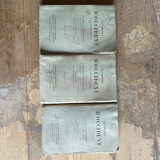 Trio of Antique French Books - From 1868