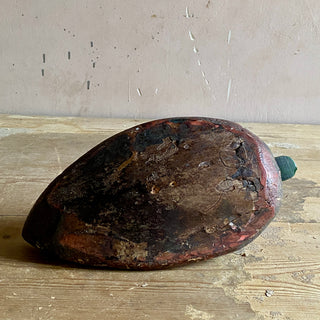 Antique French Wooden Decoy Duck