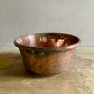 French Antique Copper Basin