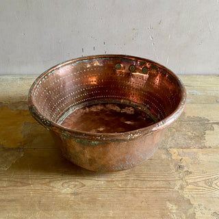 French Antique Copper Basin