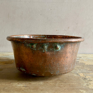 French Antique Copper Basin