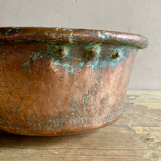 French Antique Copper Basin
