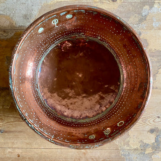 French Antique Copper Basin