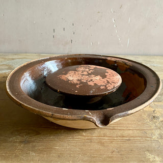 Antique French 19th Century Terracotta Cheese Separator