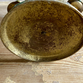 French Antique Brass Candleabra