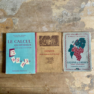 Trio of Vintage French Children Books