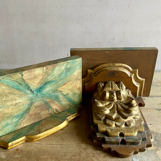 Pair of Antique French Wall Shelves