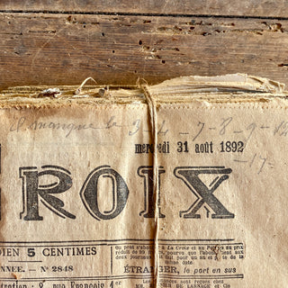 Antique French Newspaper Supplements Dating From 1892