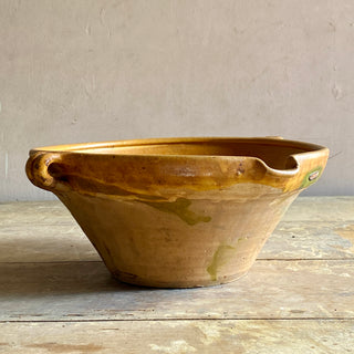 Antique French Yellow Tian Bowl