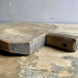 Antique French Wooden Chopping Board