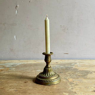 Antique French Brass Candlestick