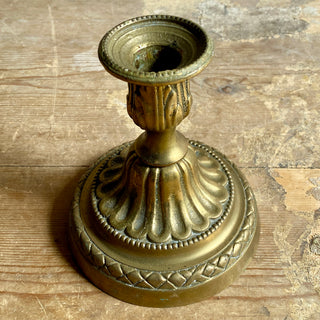 Antique French Brass Candlestick
