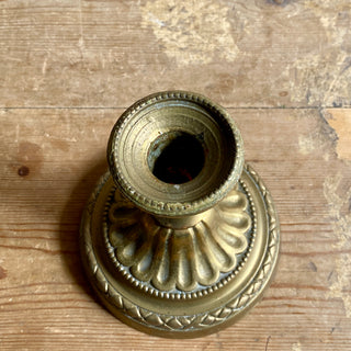 Antique French Brass Candlestick