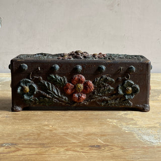 Antique French Primitive Keepsake Box