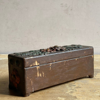 Antique French Primitive Keepsake Box