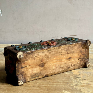 Antique French Primitive Keepsake Box