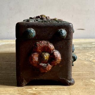 Antique French Primitive Keepsake Box