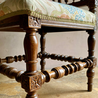 Antique French Provincial Corner Chair Mid 19th Century