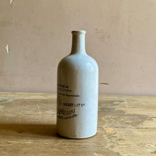 Antique French Apothecary Cod Liver Oil Bottle