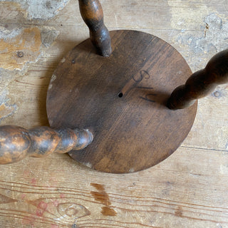 Vintage French Bobbin Stool