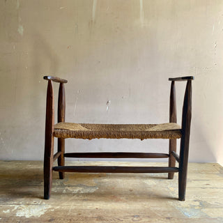 Antique French Primitive Country Bench