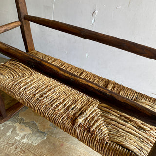 Antique French Primitive Country Bench