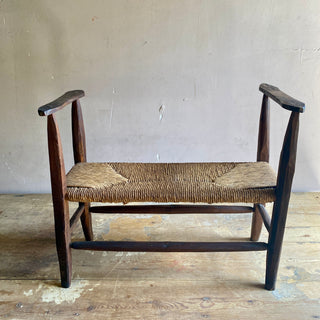 Antique French Primitive Country Bench