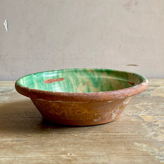 Antique Glazed Terracotta Bowl