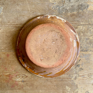Antique Glazed Terracotta Bowl
