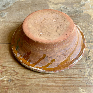Antique Glazed Terracotta Bowl
