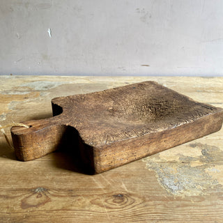 Antique French Wooden Chopping Board