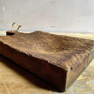 Antique French Wooden Chopping Board