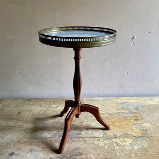 French Gueridon Marble Topped Side Table