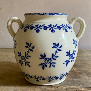 Rare Antique French Saint Uze Confit Pot