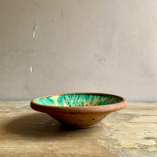 Antique Glazed Terracotta Strainer