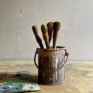 Four Vintage French Paint Brushes