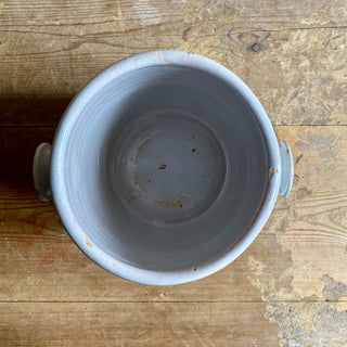 ANTIQUE FRENCH GLAZED PRESERVING POT