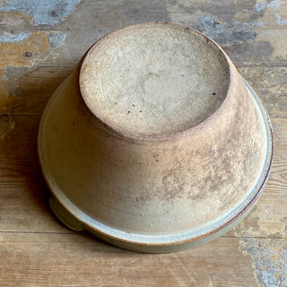 Vintage French Stoneware Mixing Bowl