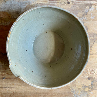 Vintage French Stoneware Mixing Bowl