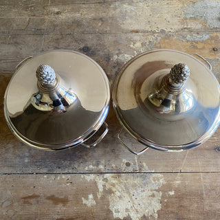 Pair Of Antique French Vegetable Serving Dishes