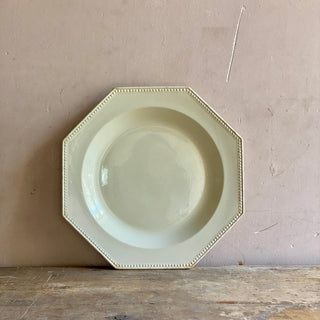 Antique French Octagonal Serving Platter