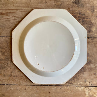 Antique French Octagonal Serving Platter
