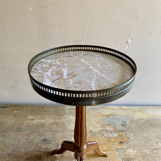 French Gueridon Stone Topped Side Table