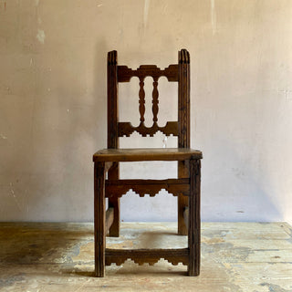 Antique French Hand Carved Chair