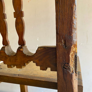 Antique French Hand Carved Chair
