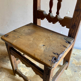 Antique French Hand Carved Chair