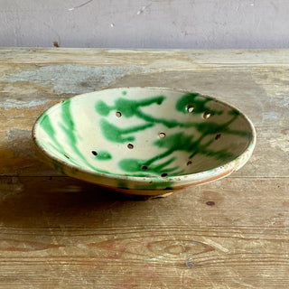 Glazed Terracotta Strainer