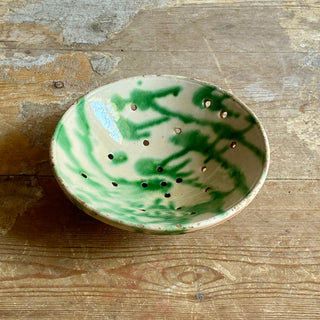 Glazed Terracotta Strainer