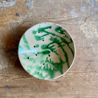 Glazed Terracotta Strainer